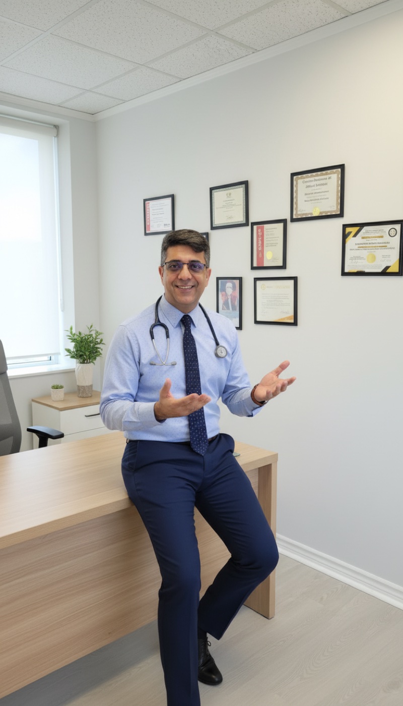 Manochehr Samya, RN, at Simcoe Cosmetic Clinic